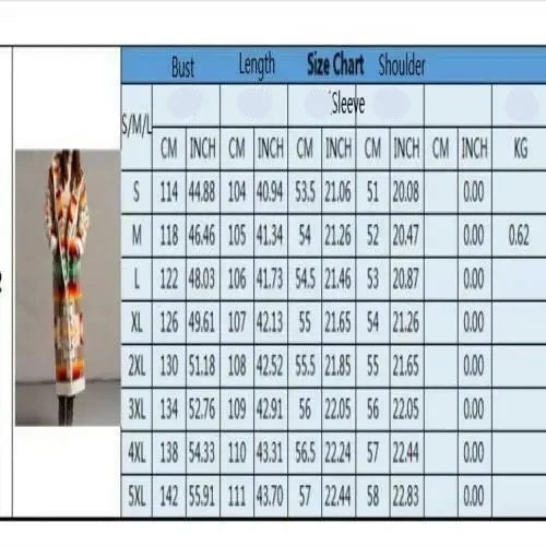 Native Printed Hooded Long Coat Loose Outwear Match