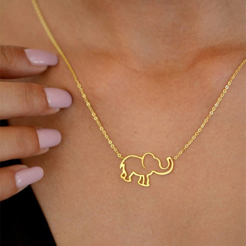 Elephant Pendant Necklace