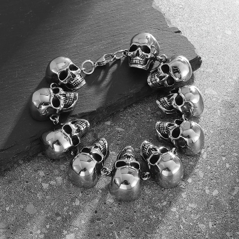 Skull Head Bracelet Full Bracelet