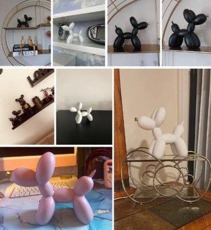 Balloon Dog Figurine Resin Decoration