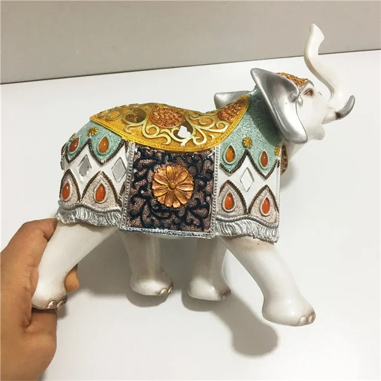 Elephant Hand Carved Statue