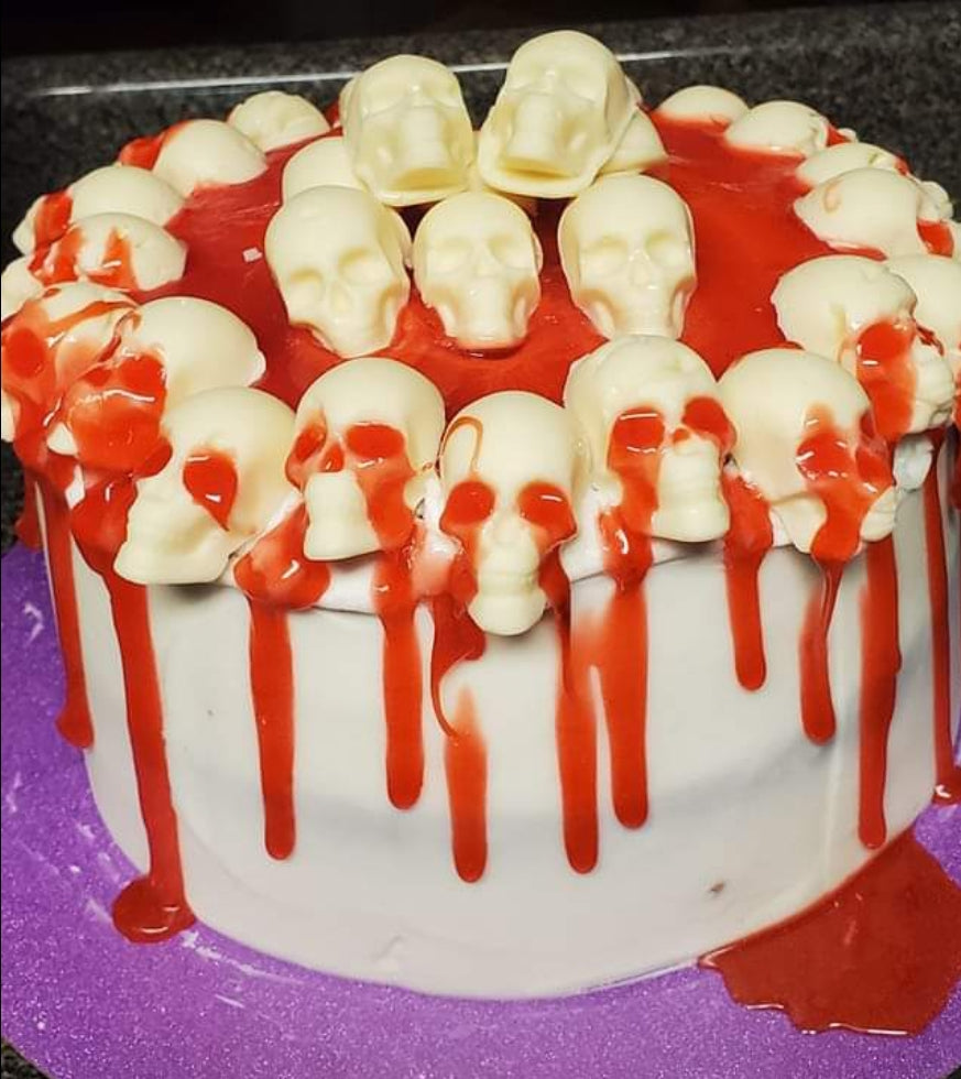 Ice Cube Maker Black Silicone 4/6 3D Skull Shape For Ice Chocolate