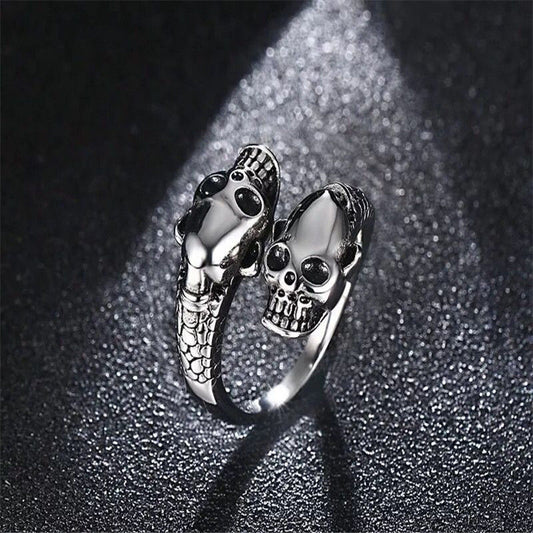 Skull Head Ring Skeleton