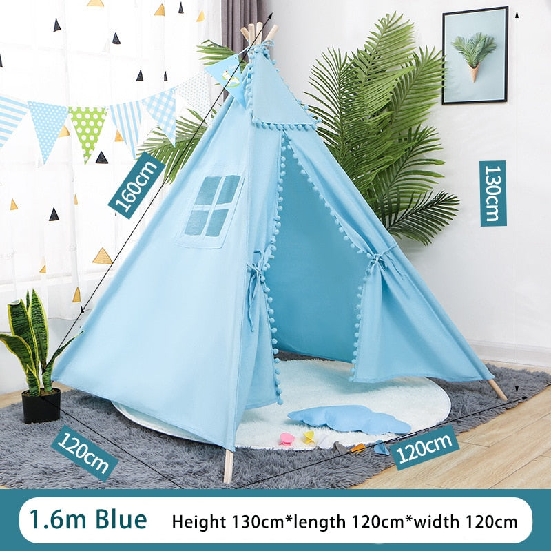 1.35/1.6m Portable Children Native Tipi Teepee
