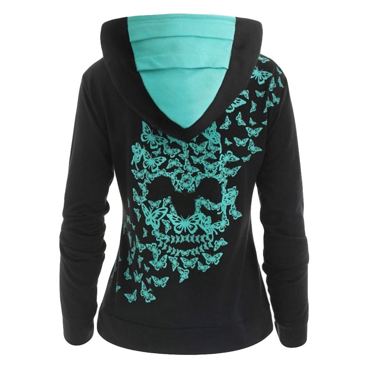 Skull Butterfly Hoodie Sweatshirt
