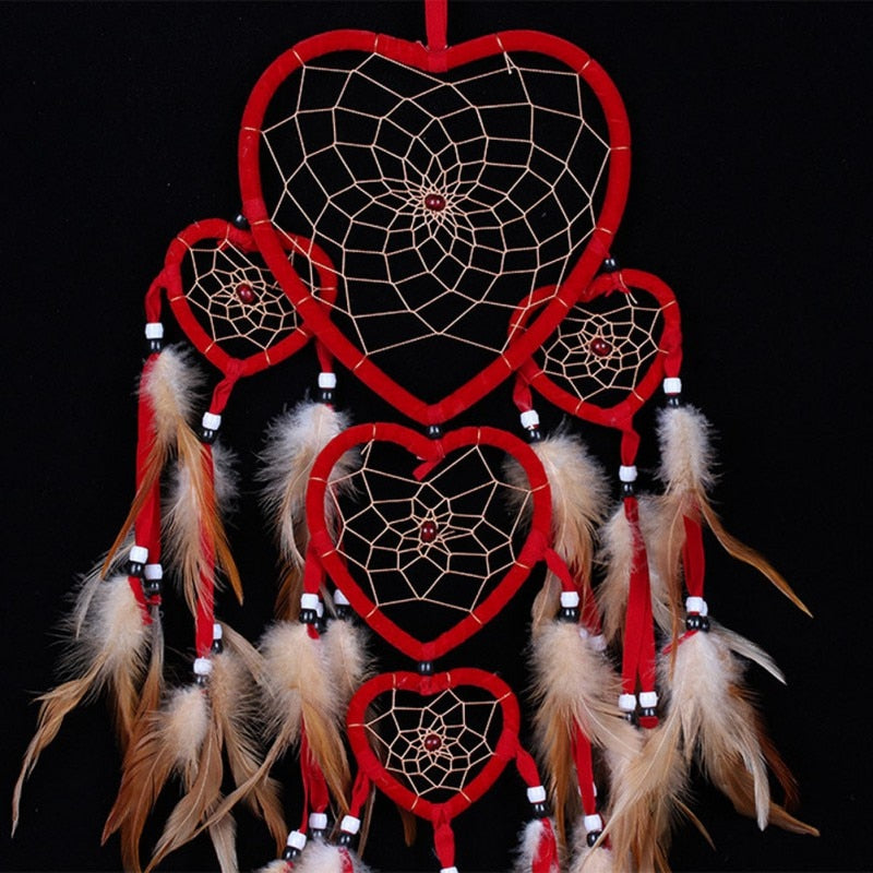 Heart Dream Feather Ornament Decoration