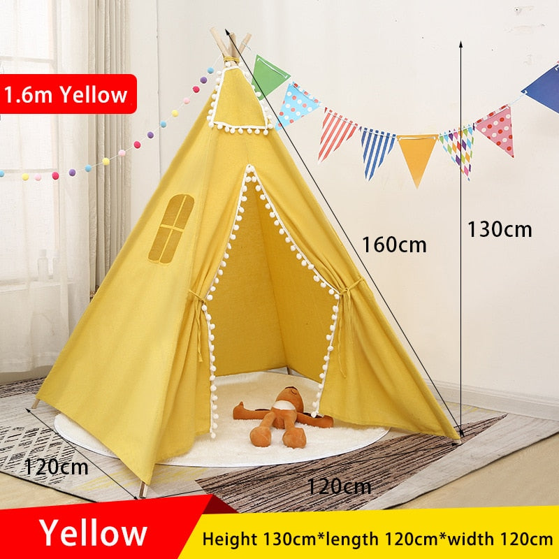 1.35/1.6m Portable Children Native Tipi Teepee