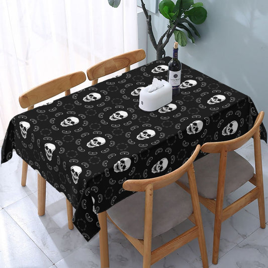 Skull Pattern Tablecloth Table Cover