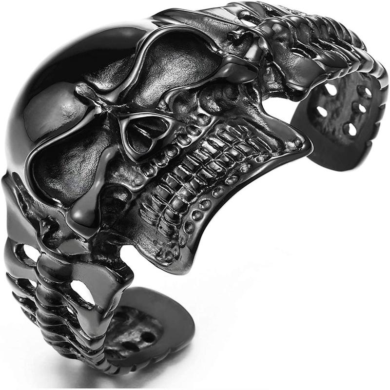 Heavy Metal Skull Bracelet
