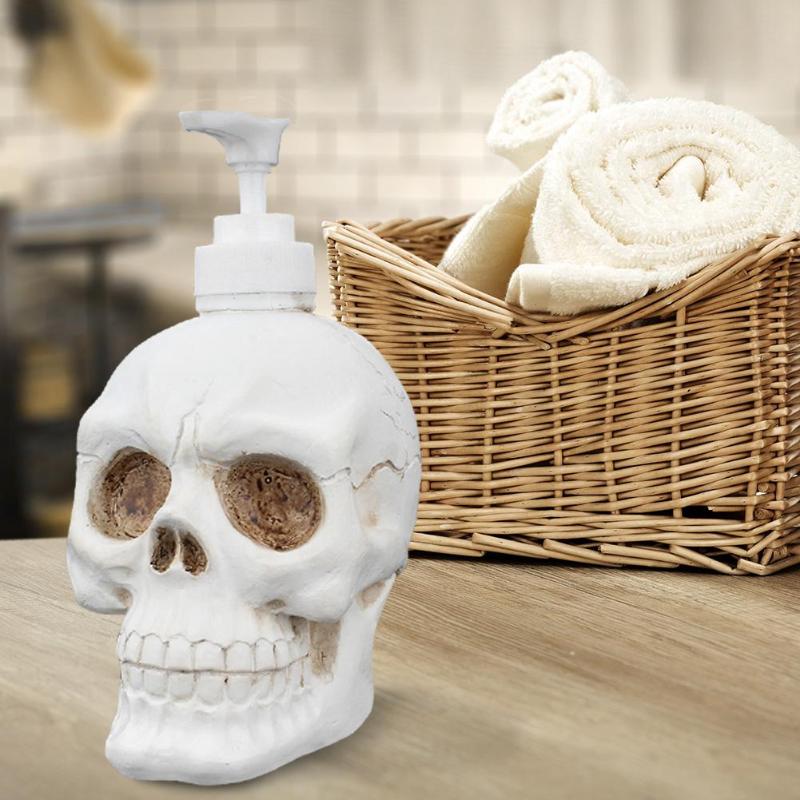 350ml Skull Shape Shampoo Lotion Bottle Liquid Soap Bottle Dispenser