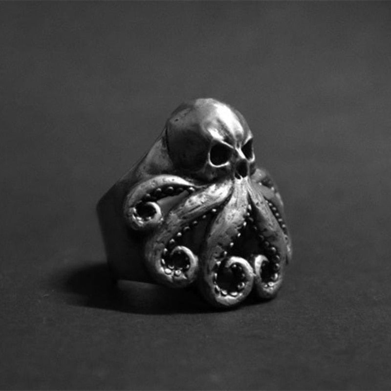 Octopus Skull Ring