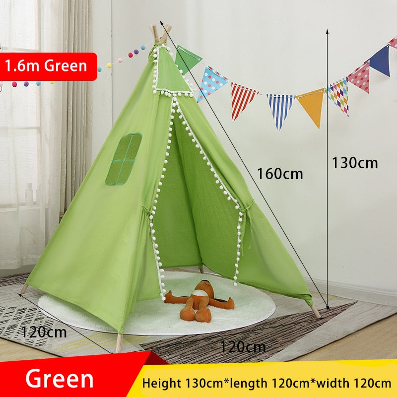 1.35/1.6m Portable Children Native Tipi Teepee