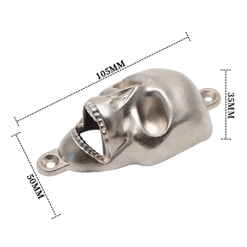 Wall Skull Bottle Opener Home Decoration