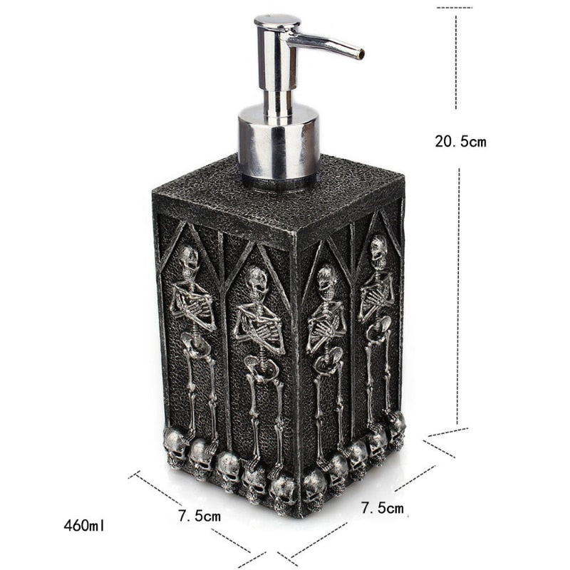 460ML Skull Skeleton Liquid Soap Dispenser