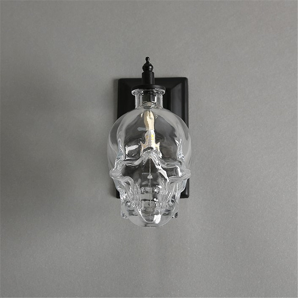 Skull Wall Lamp Retro Home Decoration