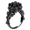 Beautiful Skull Purple Ring