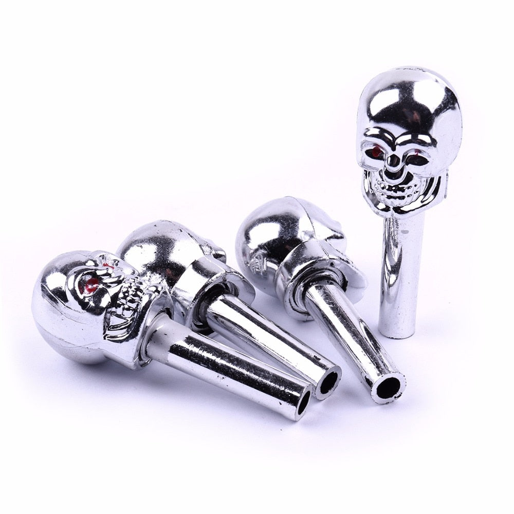 4 Pieces Skull Car Door Lock Pins Knobs - Car Accessories