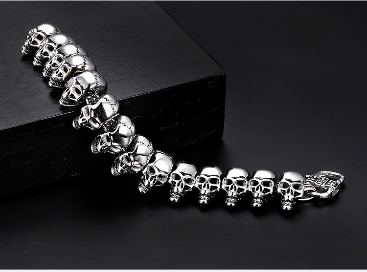 Skull Bracelets With Lots Of Skulls