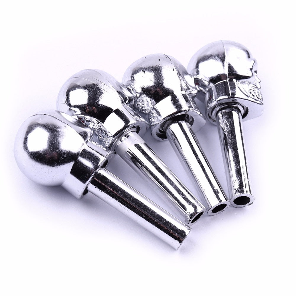 4 Pieces Skull Car Door Lock Pins Knobs - Car Accessories