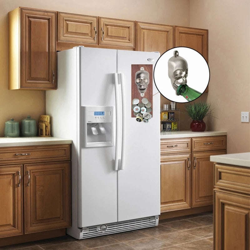 Wall Skull Bottle Opener Home Decoration