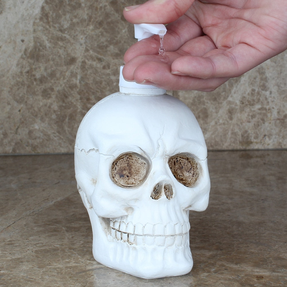 350ml Skull Shape Shampoo Lotion Bottle Liquid Soap Bottle Dispenser