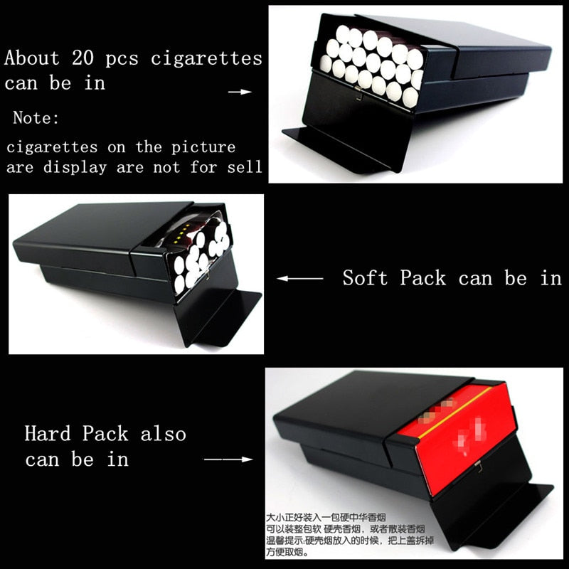 Smoking Skull Cigarette Case