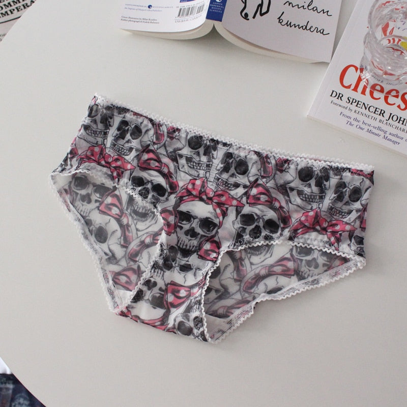 Skull Underwear Sexy Panties