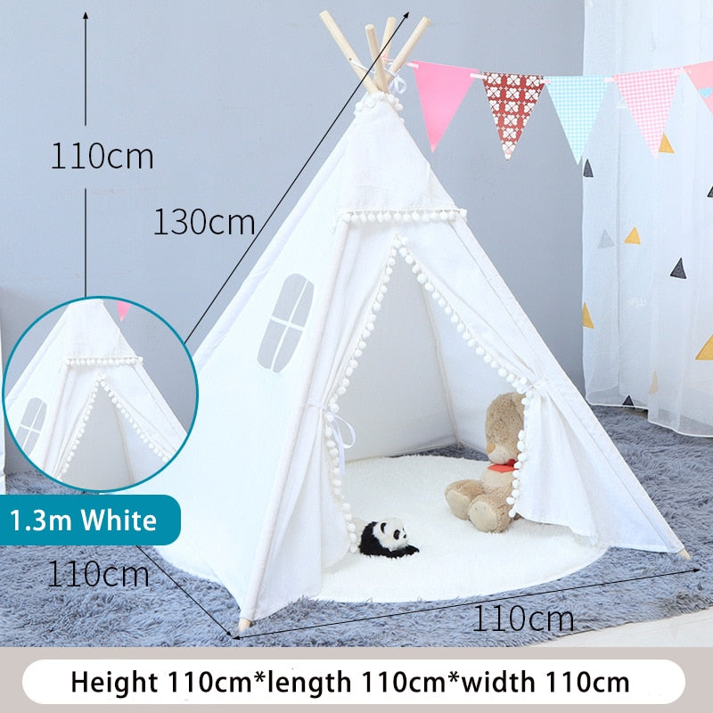 1.35/1.6m Portable Children Native Tipi Teepee
