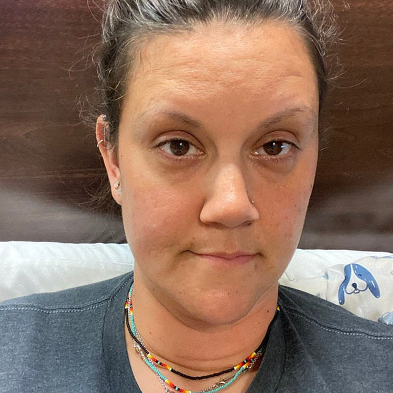 Turquoise Native Bead Choker Necklace