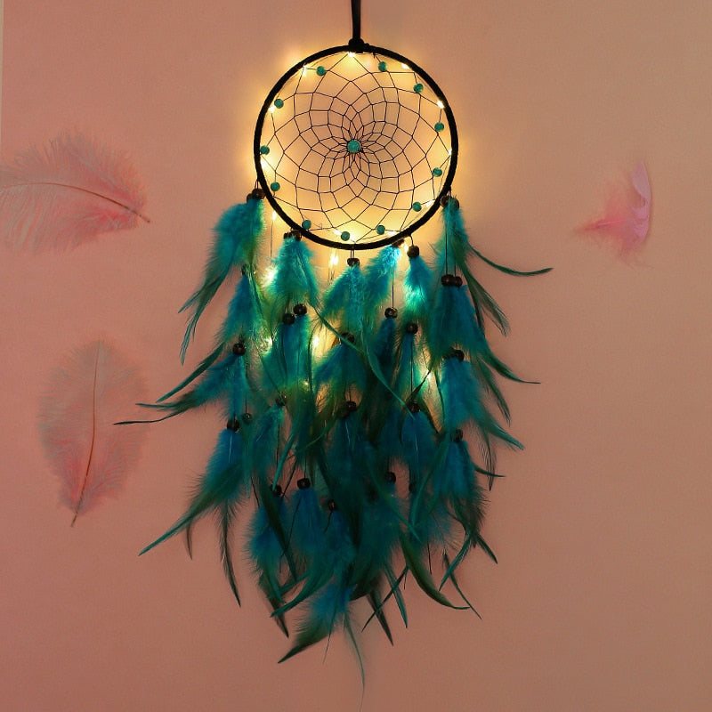 Native Indian Feather Dream Catcher