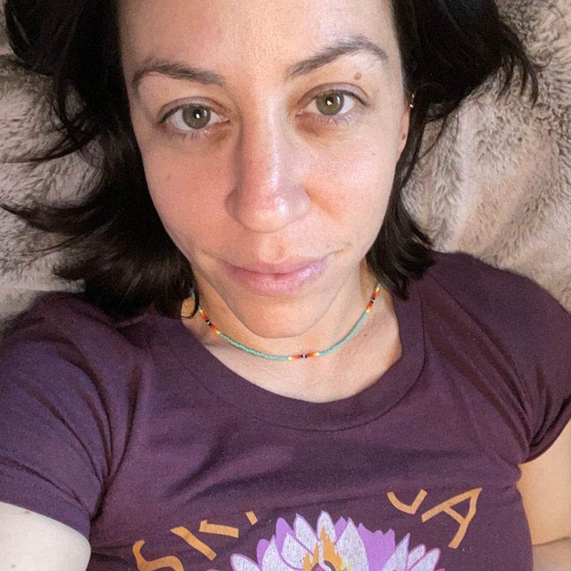 Turquoise Native Bead Choker Necklace