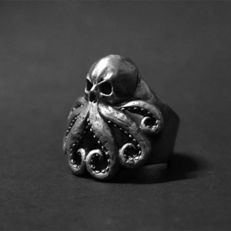 Octopus Skull Ring
