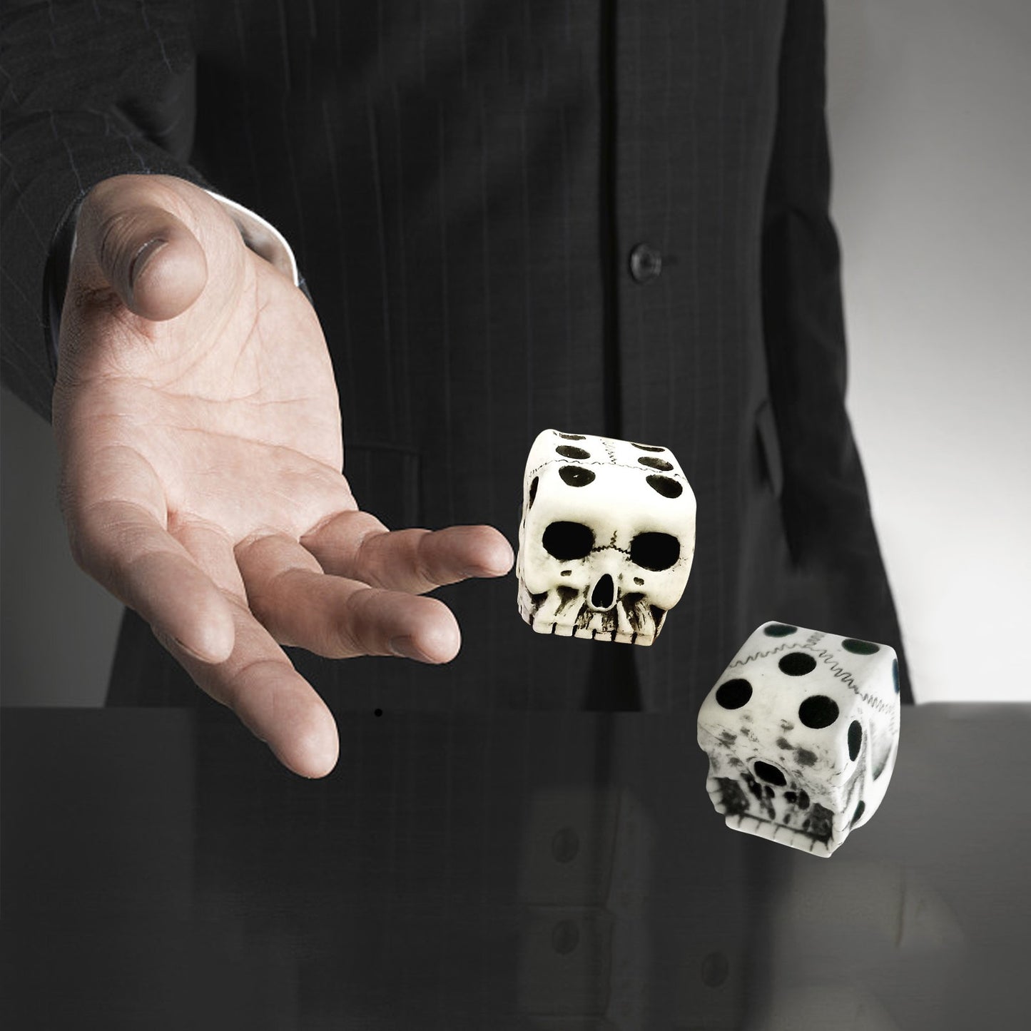 1 Item Skeleton Dice Creative Skull Bone Dice