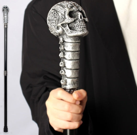 skull cane walking stick