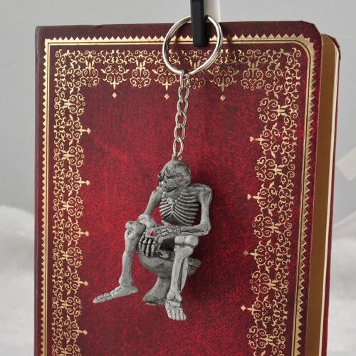 Toilet Skull Keychain