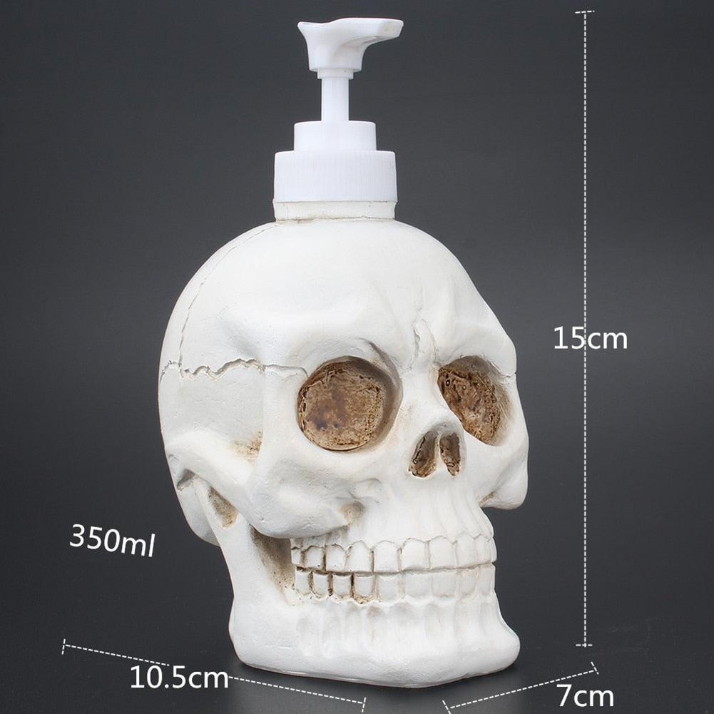 350ml Skull Shape Shampoo Lotion Bottle Liquid Soap Bottle Dispenser