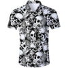 Summer Hawaiian Skull Shirt