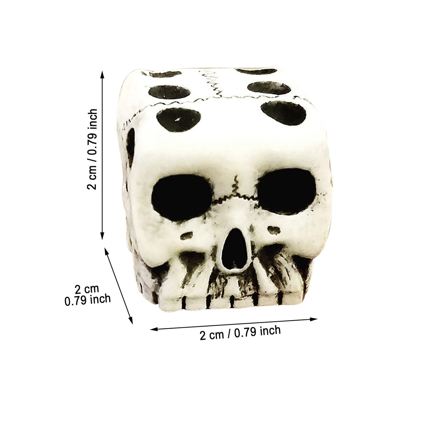 1 Item Skeleton Dice Creative Skull Bone Dice