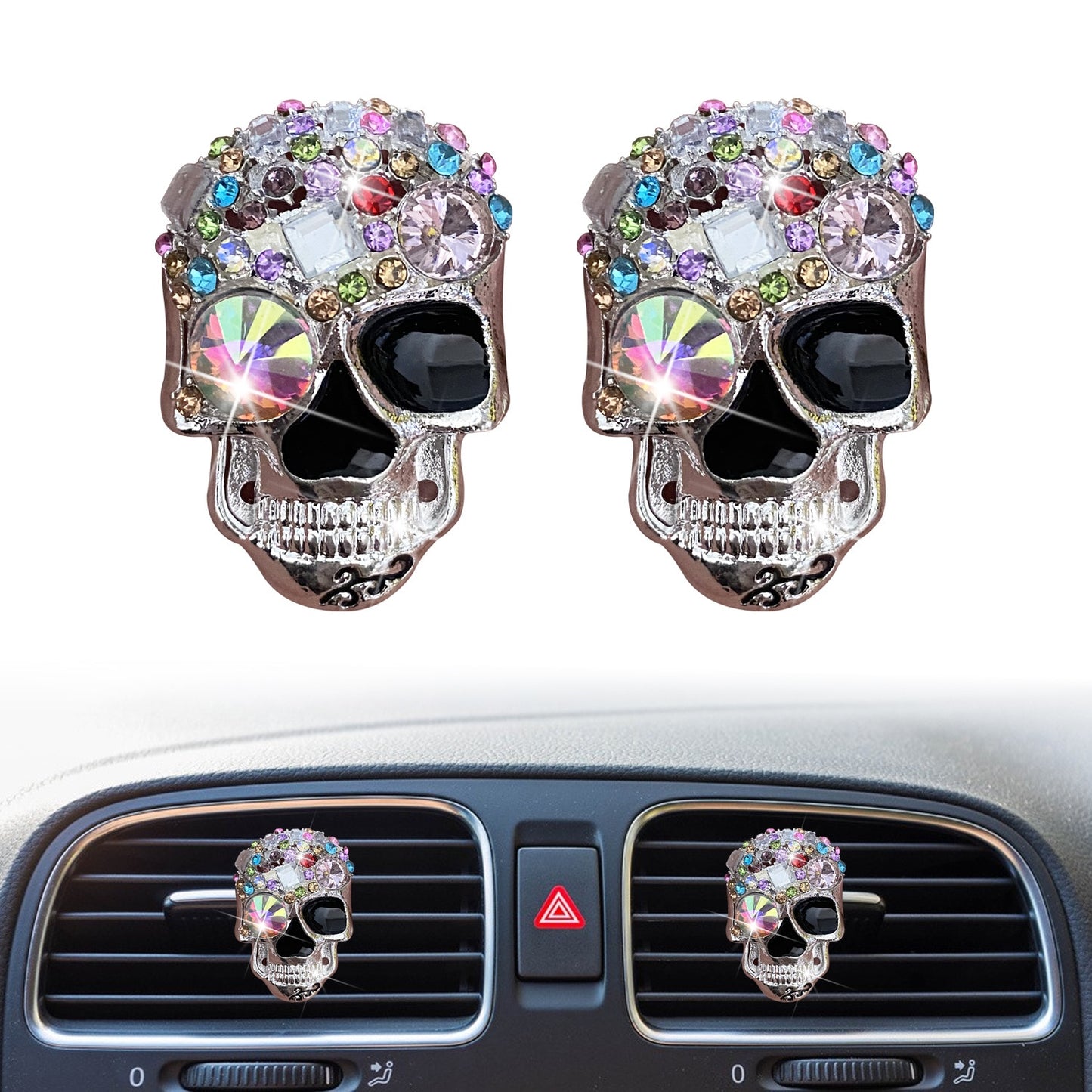 Skull Car Air Freshener Resin Skull Auto Air Conditioning