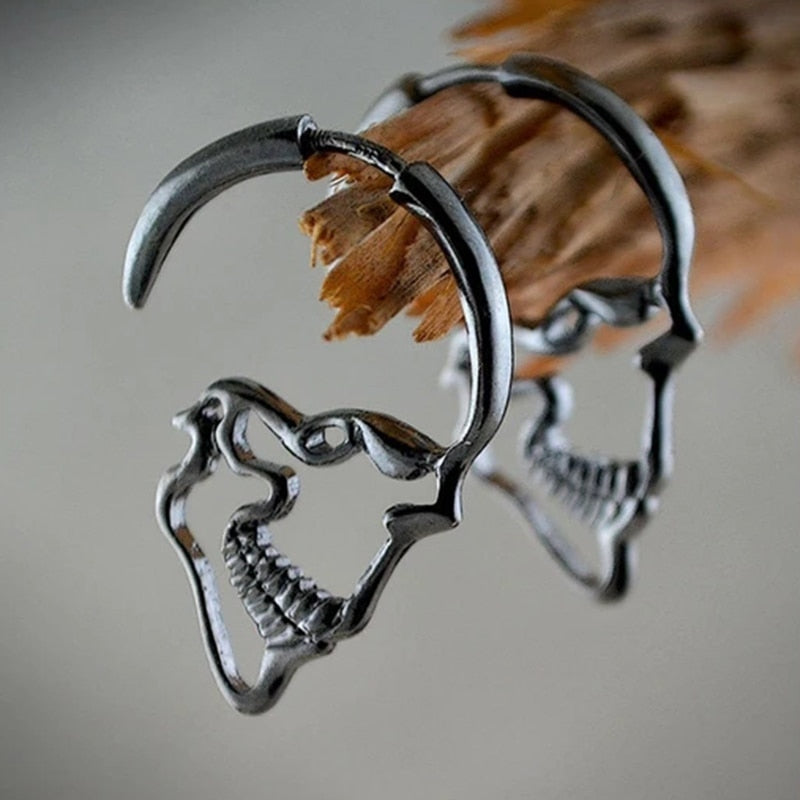 Skull Earrings Vintage