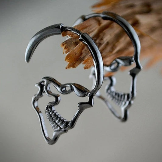 Skull Earrings Vintage