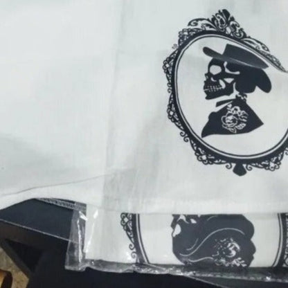 Skull Kitchen Towel Happy Couple
