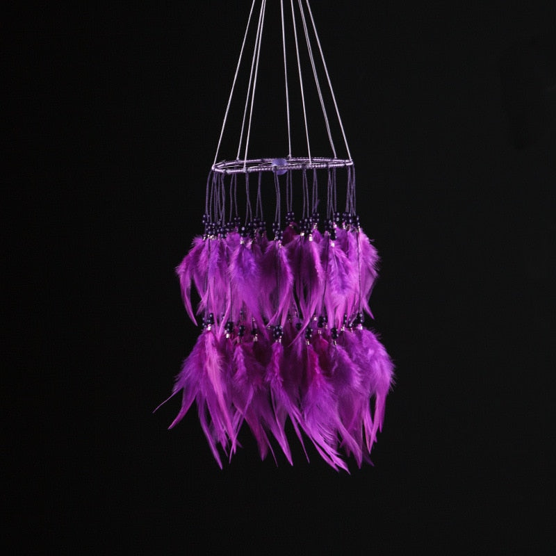 Native Lantern Dreamcatcher Feather