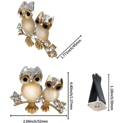 Owl Perfume Clip Car Deodorizing Air Freshener