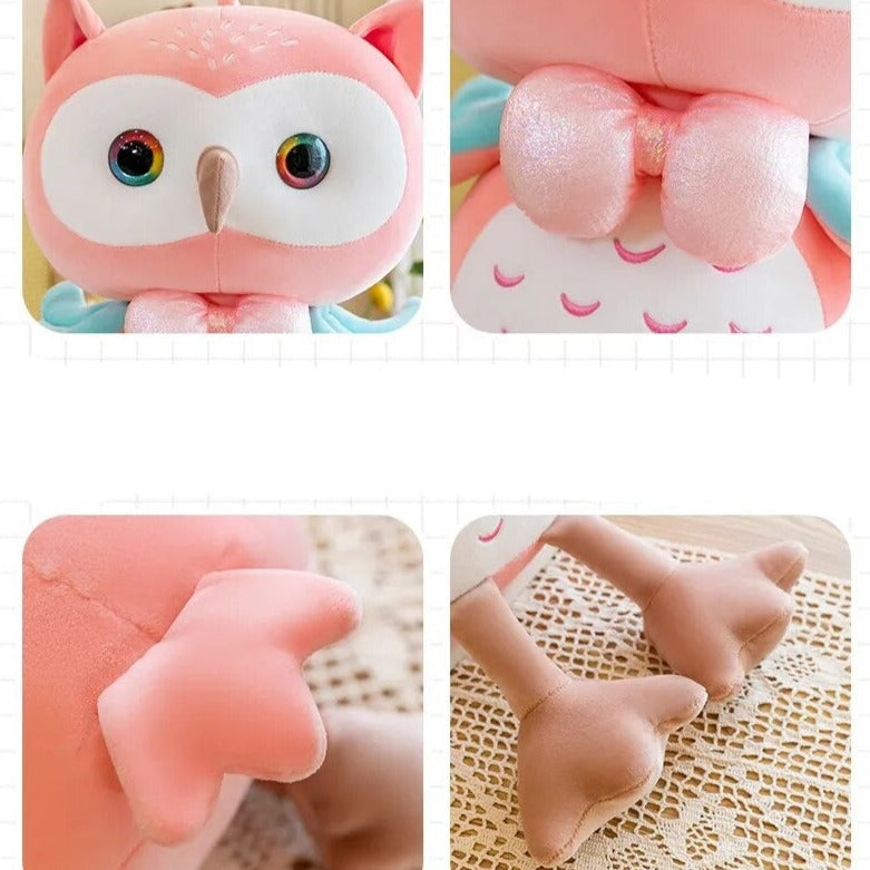 Owl Shaped Stuffed Fluffy Toy