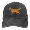 Dog Golden Retriever Denim Cap Baseball Adjustable