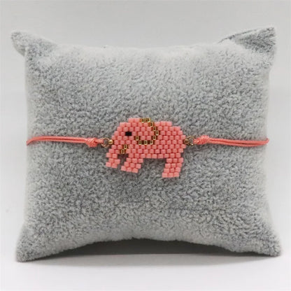 Elephant Pattern Bracelets Bohemian Handmade Bead