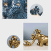 Elephants Resin Statue Decoration