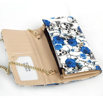 Skull Wallet Handbag Cross-body Bag