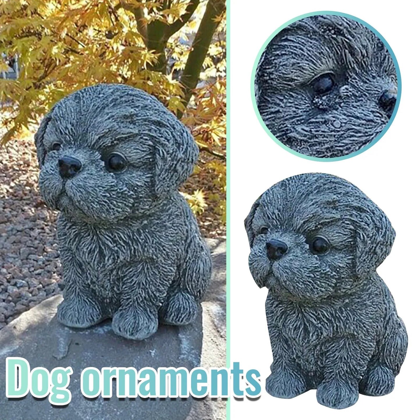 Dog Cute Statue Resin